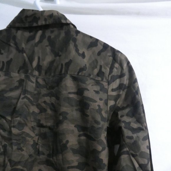 MAX | UK 14 EUR 40 | Camo / Camouflage Snap Button-Up Front Shirt | NWOT - Picture 15 of 16